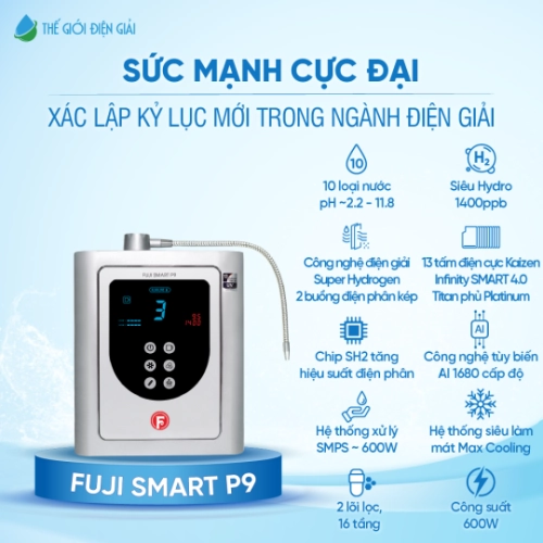 Máy lọc nước điện giải ION kiềm Fuji Smart P91
